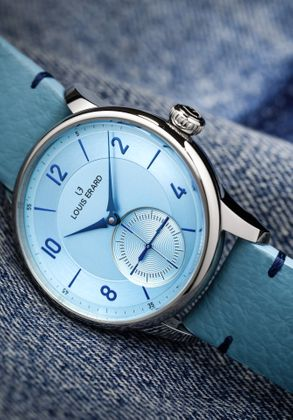 LOUIS ERARD Excellence La Petite Seconde Bleu Glacier