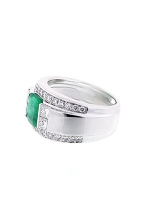 JOAILLERIE CRESUS Bague Composition Emeraude et Diamants