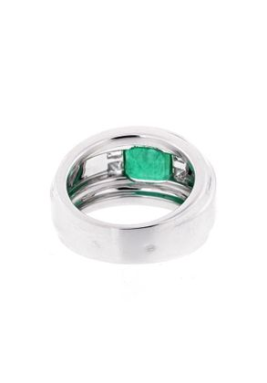 JOAILLERIE CRESUS Bague Composition Emeraude et Diamants