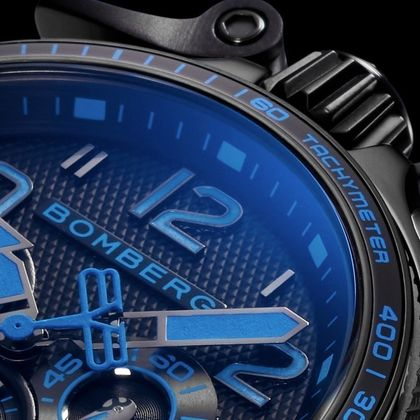 BOMBERG Bolt-68 Racing Black & Blue