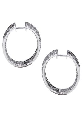 JOAILLERIE CRESUS Créoles Pavage Diamants