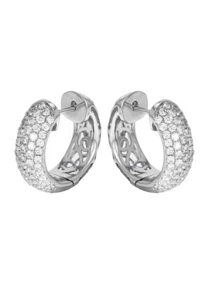 JOAILLERIE CRESUS Créoles Pavage Diamants