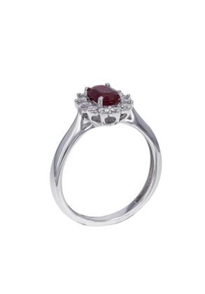 JOAILLERIE CRESUS Bague Composition Rubis et Diamants