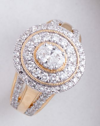 JOAILLERIE CRESUS Bague Composition Diamants