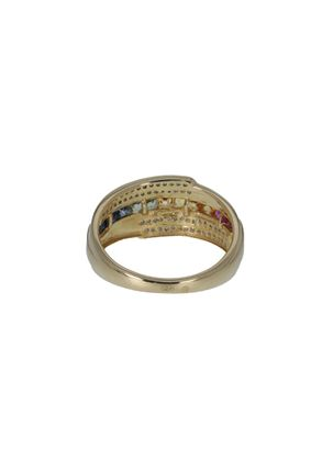 JOAILLERIE CRESUS Bague Composition Saphir et Diamants