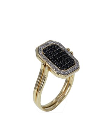 JOAILLERIE CRESUS Bague Réversible Saphirs et Diamants