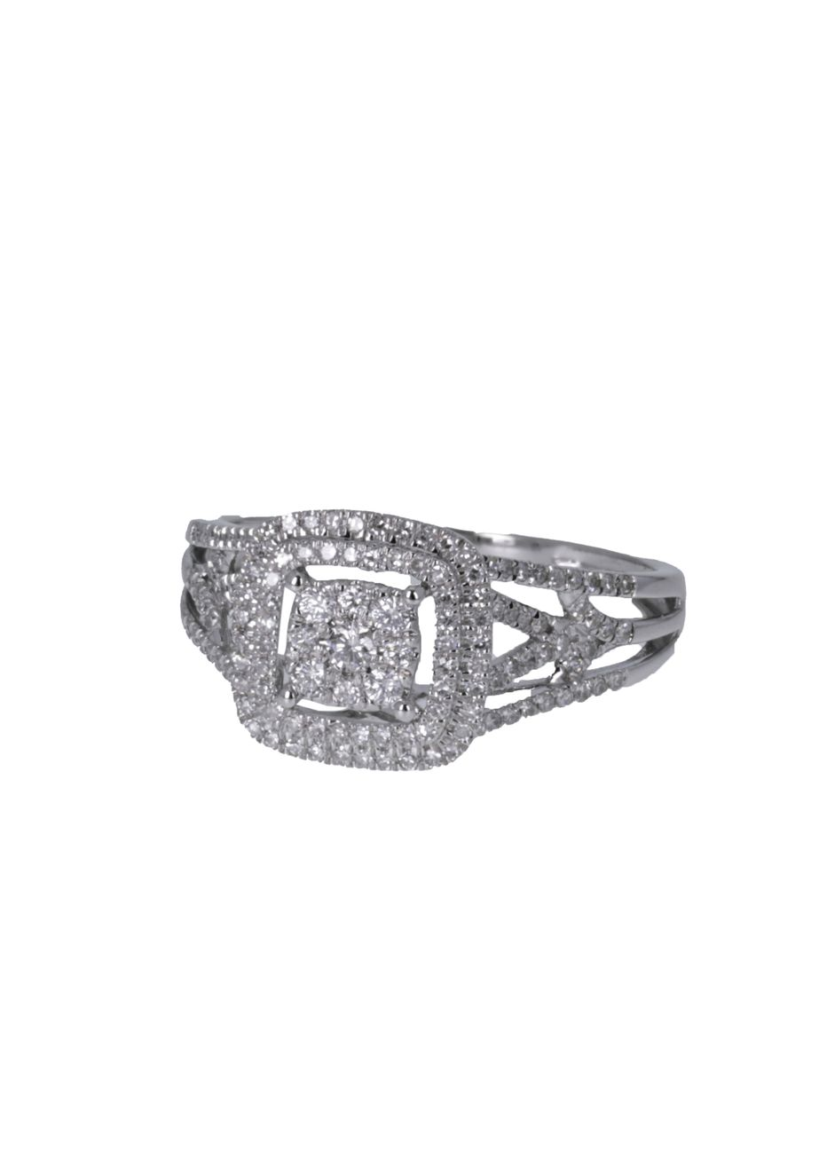 JOAILLERIE CRESUS Bague Composition Diamants
