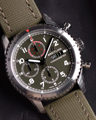 BREITLING Aviator 8 Chronograph 43 Curtiss Warhawk