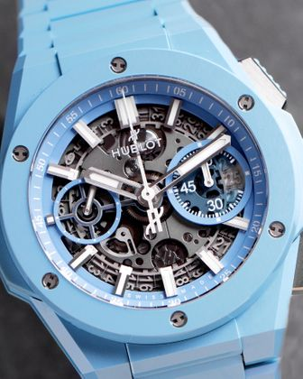 HUBLOT Big Bang Integrated Sky Blue Ceramic