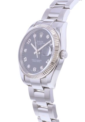 ROLEX Date Index diamants