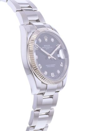 ROLEX Date Index diamants