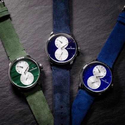 LOUIS ERARD Métiers d'Art Régulateur Lapis-Lazuli
