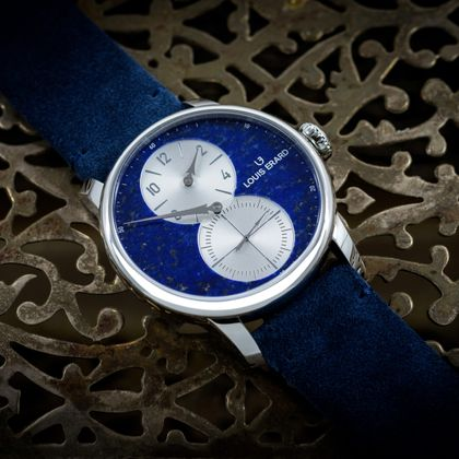 LOUIS ERARD Métiers d'Art Régulateur Lapis-Lazuli