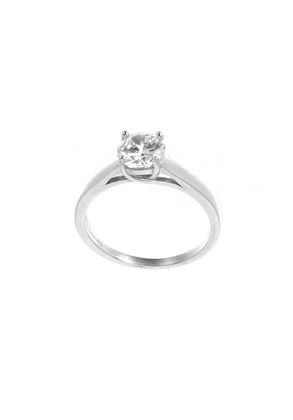 JOAILLERIE CRESUS Solitaire accompagné 1 ct