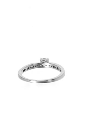 JOAILLERIE CRESUS Solitaire accompagné 0.41 ct