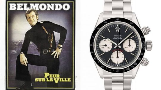 Jean-Paul Belmondo : quatre films, une Rolex