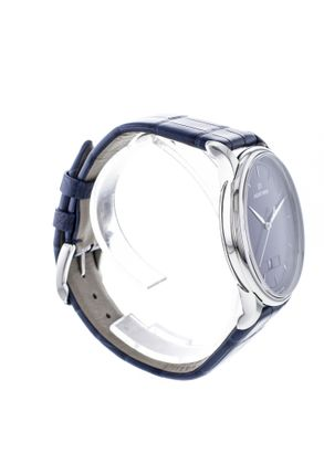 JAQUET DROZ Grande Heure Minute Quantième Bleu Côtes de Genève