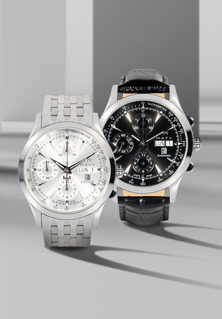 MATY GM Chronographe Valjoux 7750