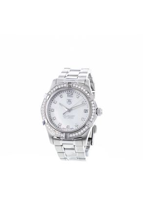 Heuer Aquaracer Waf1313 Pre Owned Lady Steel Watch Cresuswatches Heuer Aquaracer Waf1313 Pre Owned Lady Steel Watch Cresuswatches