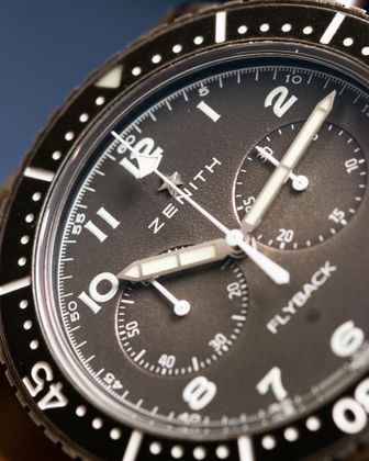 ZENITH El Primero Pilot Cronometro Tipo CP-2 Flyback