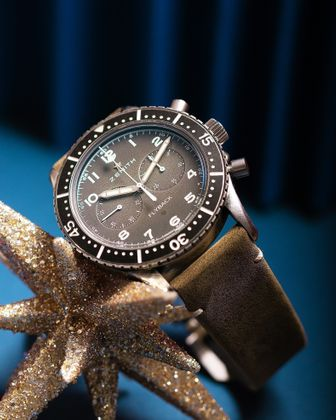 ZENITH El Primero Pilot Cronometro Tipo CP-2 Flyback