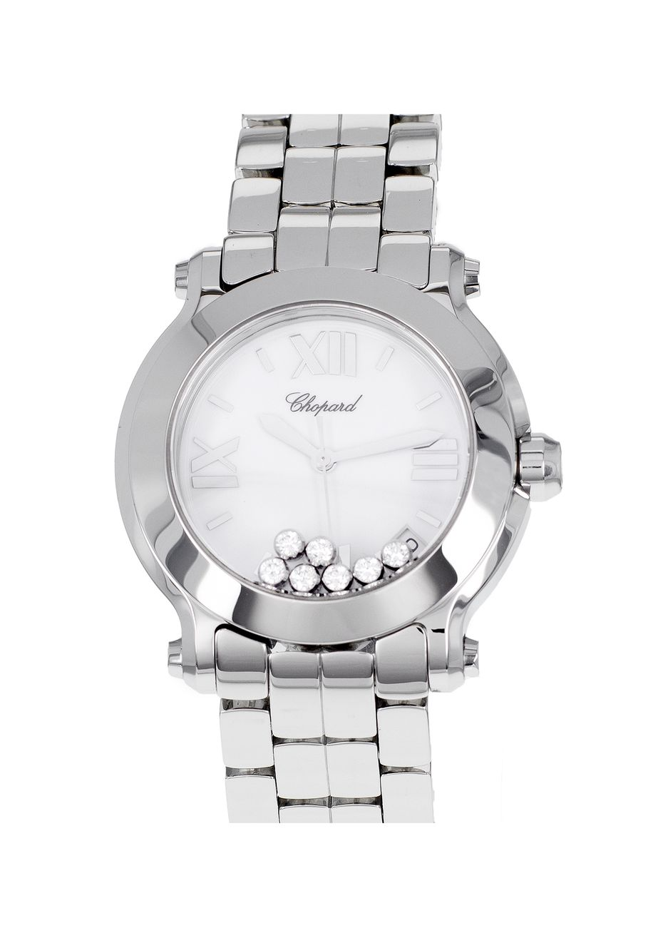 CHOPARD Happy Diamond 8475 - Pre-owned - Steel watch | Cresuswatches